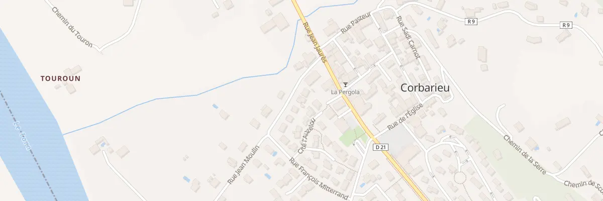 Plan du 5 Rue Jean Moulin à Corbarieu