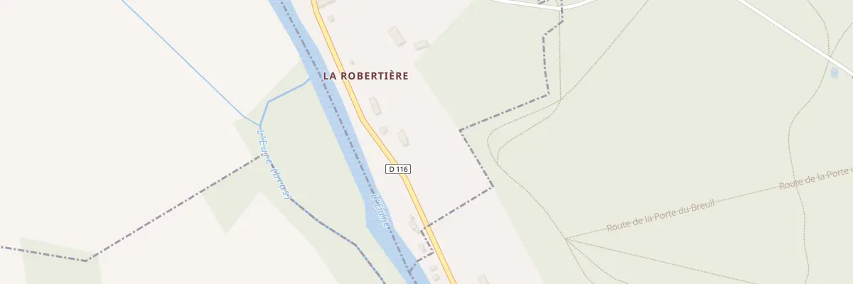 Plan du 97 Rte du Gué des Grues à Sorel-Moussel
