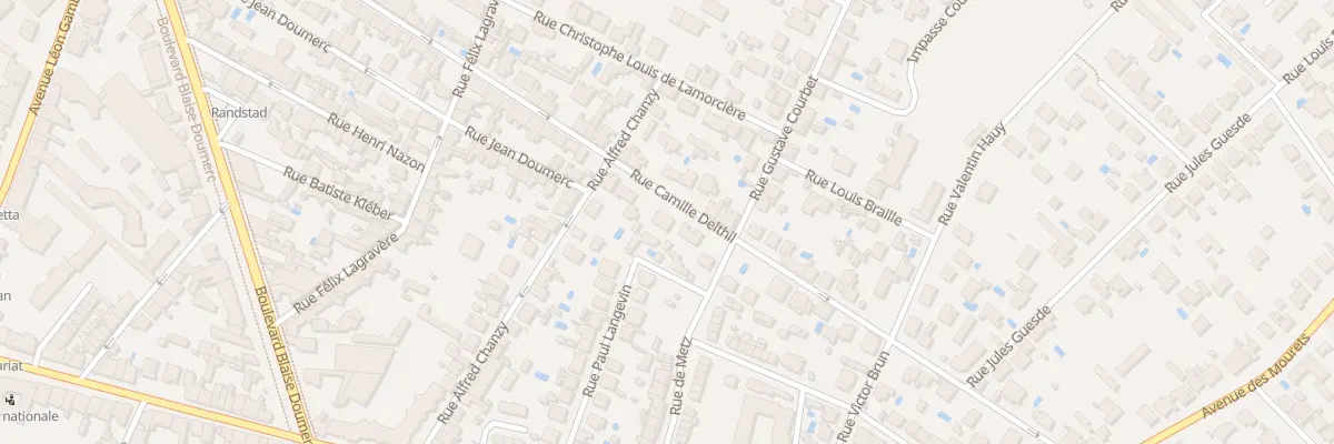 Plan du 470 Rue Camille Delthil à Montauban