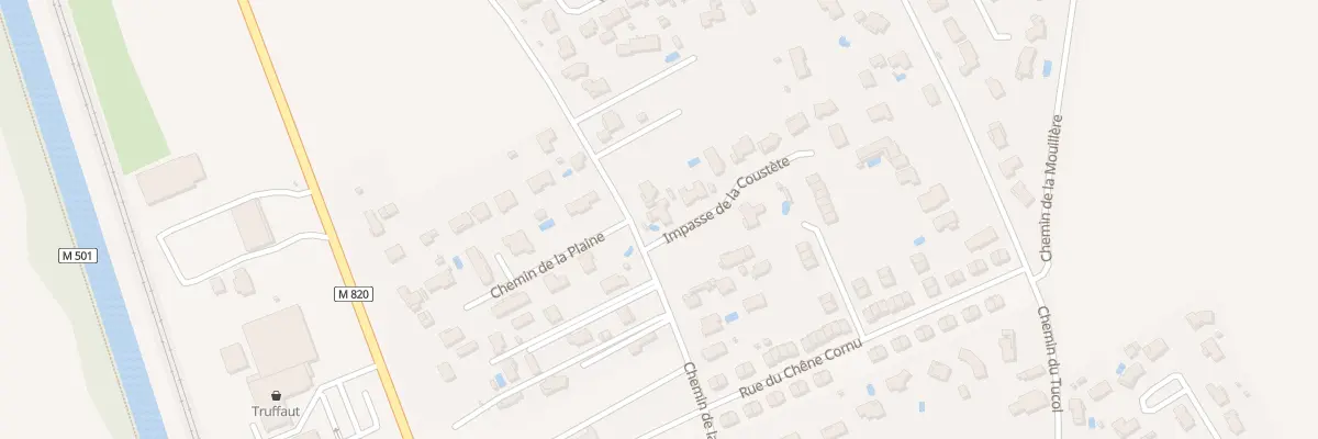 Plan du 60 Che de la Plaine à Saint-Jory