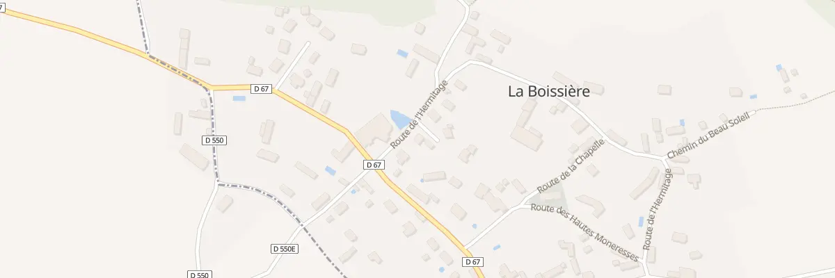 Plan du 4 Rte de l’Hermitage à La Boissière
