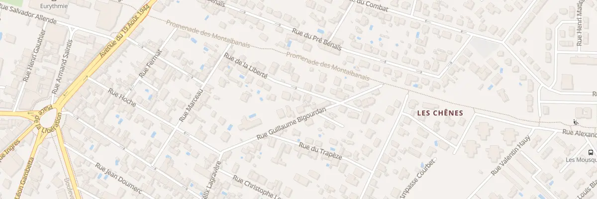 Plan du 16 Rue de la Liberté à Montauban