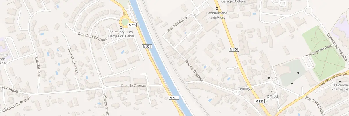 Plan du 35 Rue de Bagnols à Saint-Jory