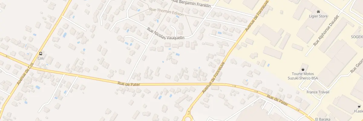 Plan du 522 Rue de Pater à Montauban