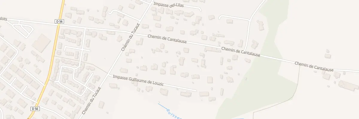Plan du 400A Che de Cantalause à Eaunes