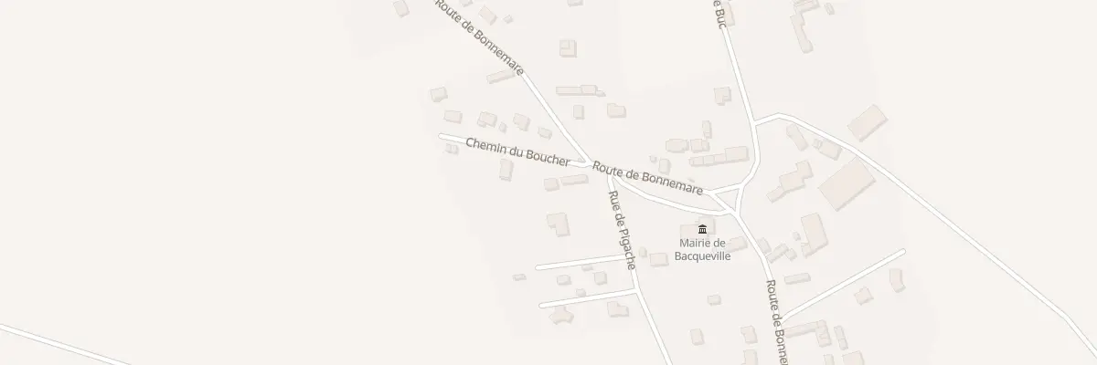 Plan du 21 Rte de Bonnemare à Bacqueville