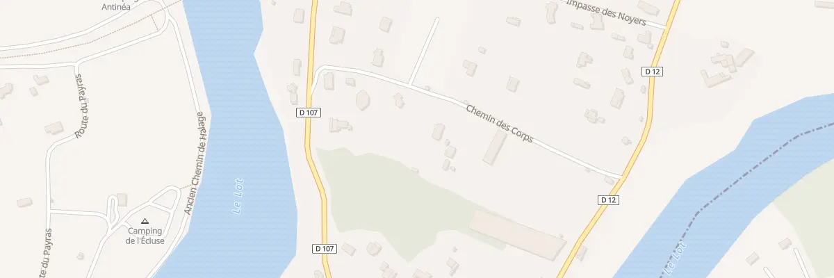 Plan du 596 Chem des Corps à Douelle