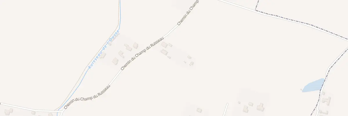 Plan du 6 Che du Champ du Ruisseau à Saubens