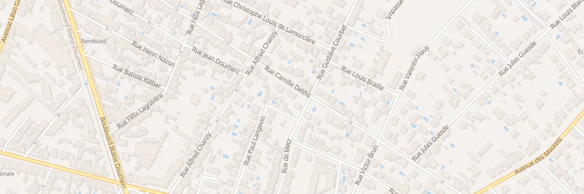 Plan du 490 Rue Camille Delthil à Montauban