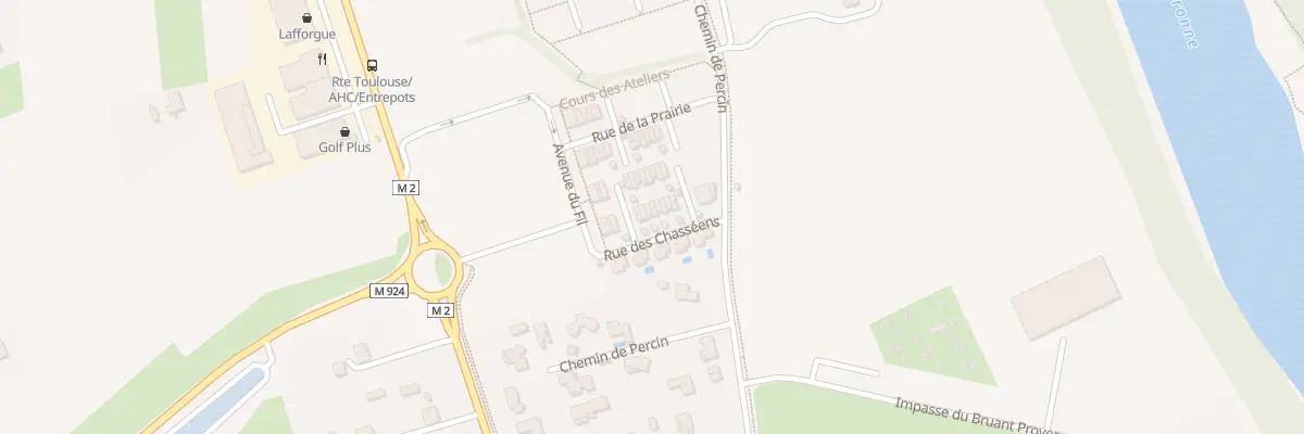Plan du 692F Rue de la Prairie à Seilh