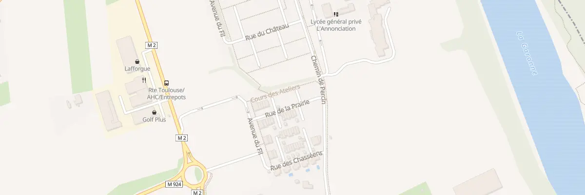 Plan du 2 Rue de la Prairie à Seilh
