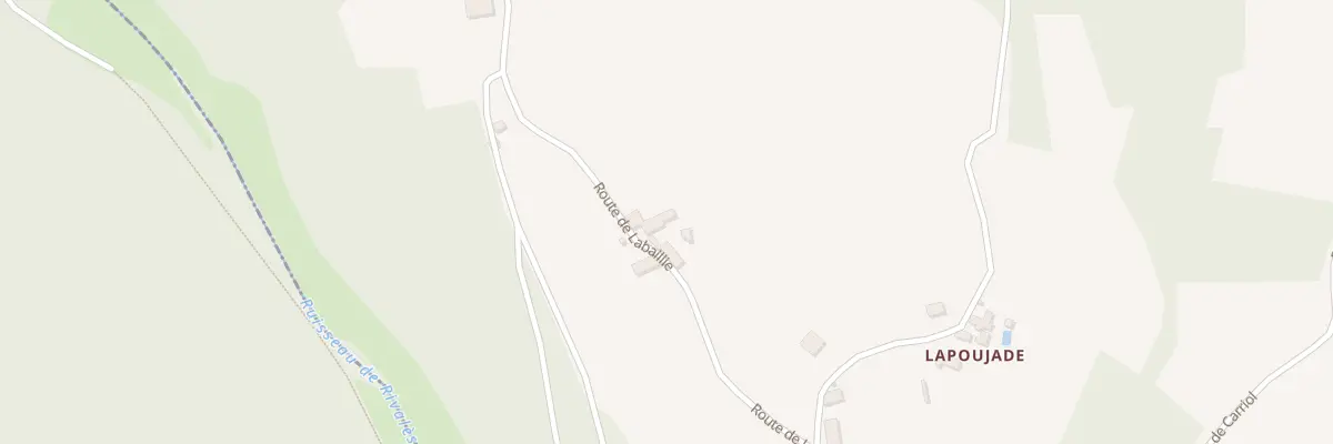 Plan du 2585 Rte de Labaillie à Concorès