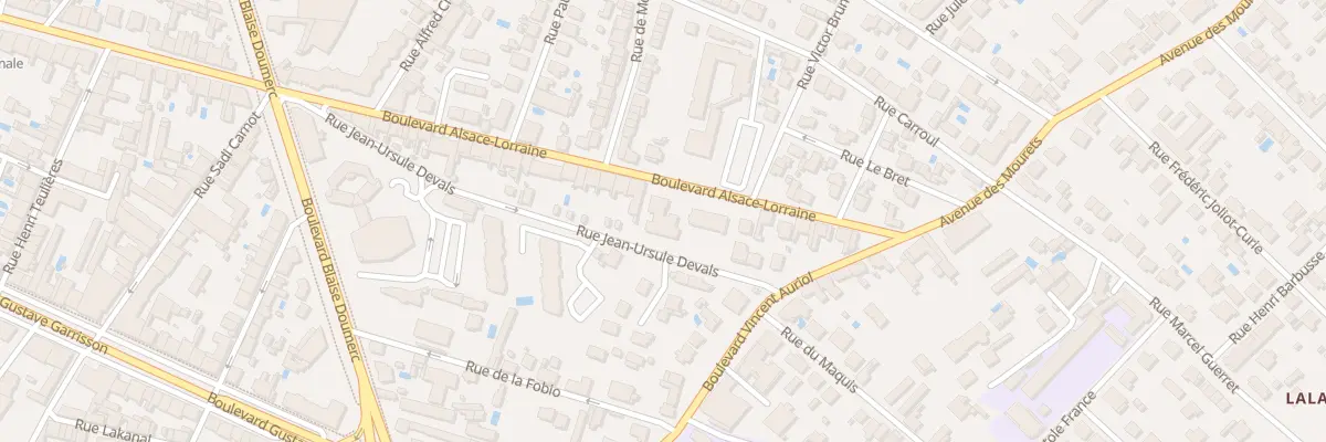 Plan du 600 Bd Alsace Lorraine à Montauban