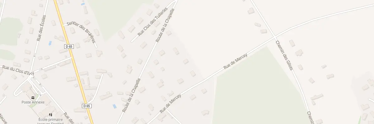 Plan du 17 Rte de Mercey à Houlbec-Cocherel