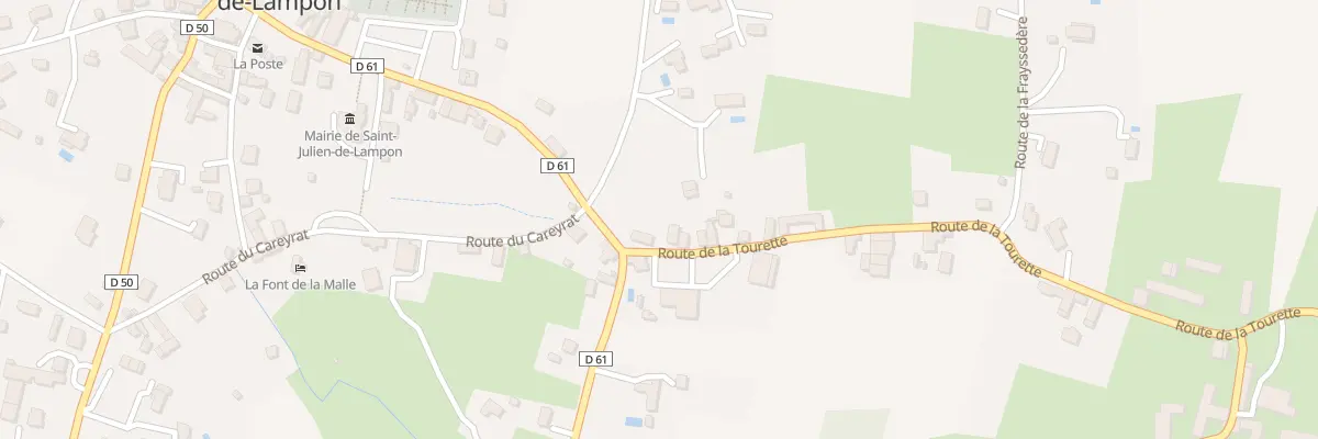 Plan du 11 Rte de la Tourette à Saint-Julien-de-Lampon