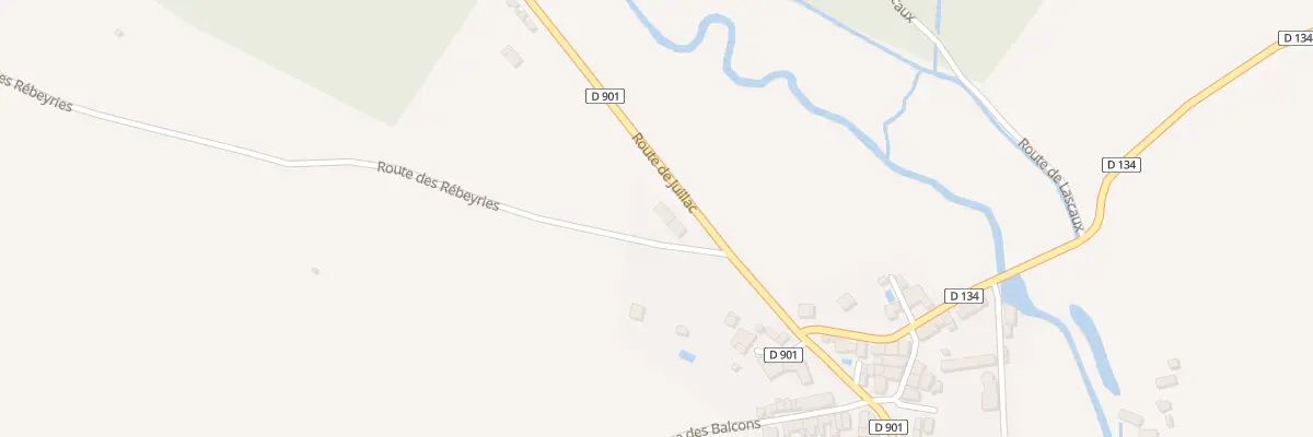 Plan du 2 Rte Des Rebeyries à Saint-Bonnet-la-Rivière