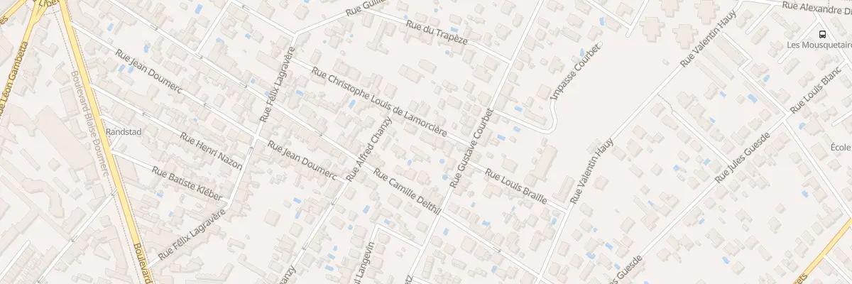 Plan du 18 Rue Lamoricière à Montauban
