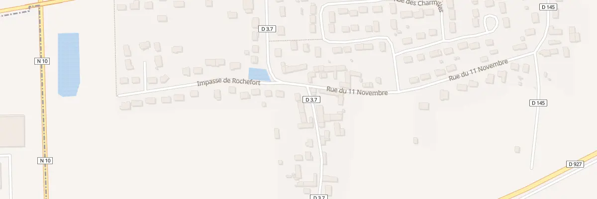 Plan du 1 Rue du Stade à Jallans