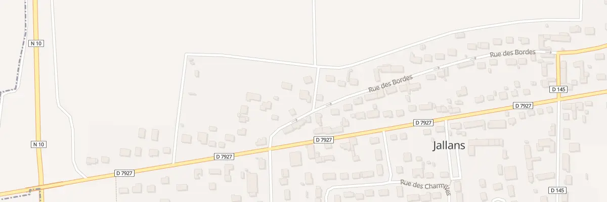 Plan du 25 Rue des Bordes à Jallans