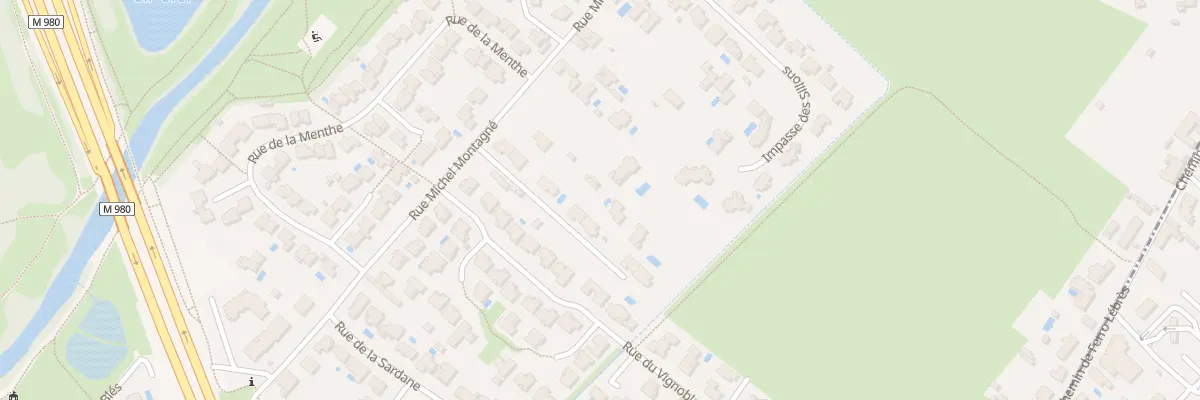 Plan du 45B Rue Michel Montagne à Tournefeuille