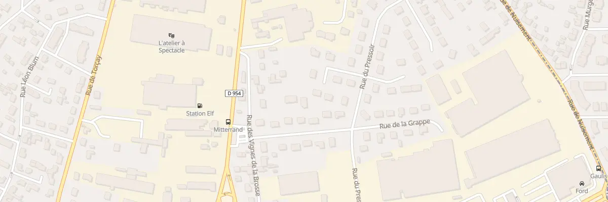 Plan du 9T Rue des Vignes de la Brosse à Vernouillet