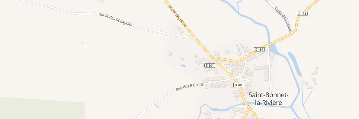 Plan du 9 Rte De Juillac à Saint-Bonnet-la-Rivière