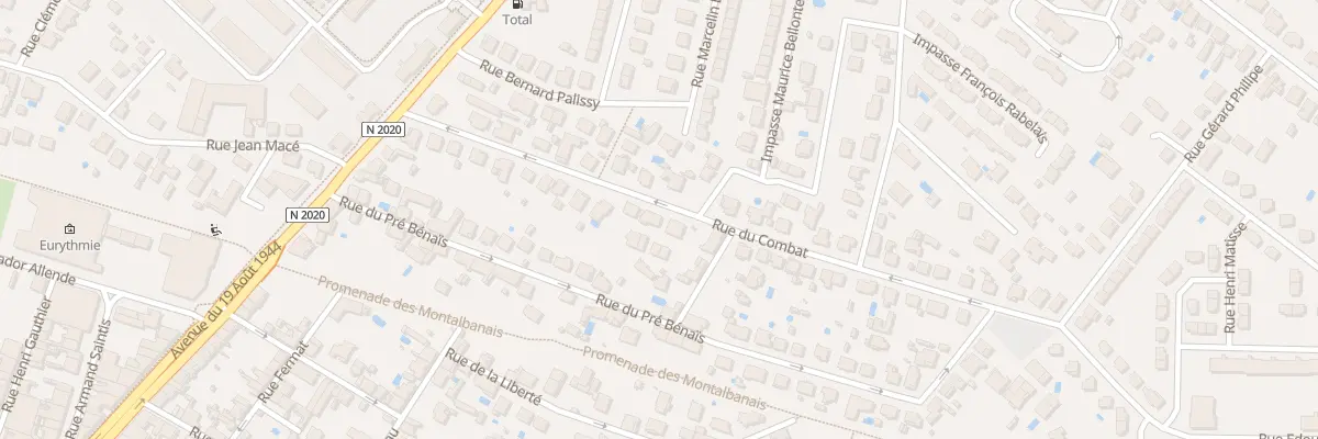 Plan du 210 Rue du Combat à Montauban