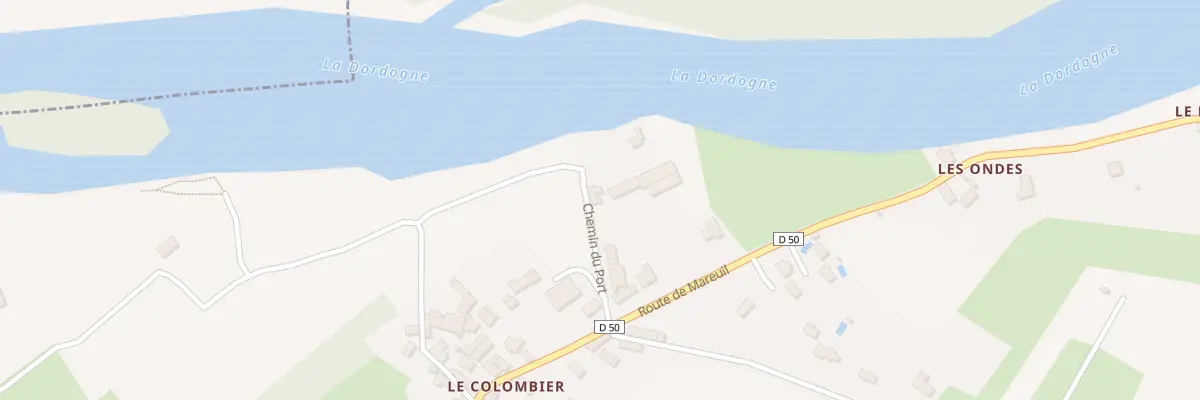 Plan du 104 Che du Port à Saint-Julien-de-Lampon