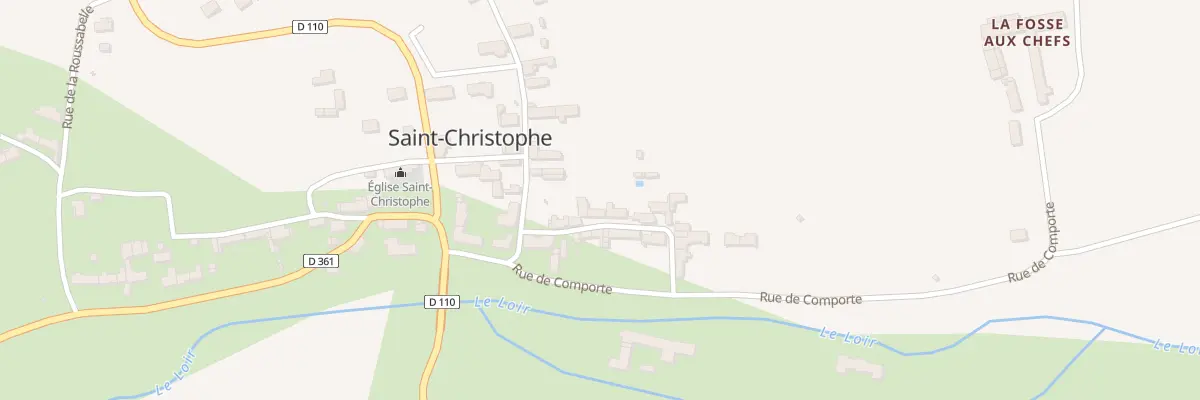 Plan du 7 Rue de la Forge à Saint-Christophe