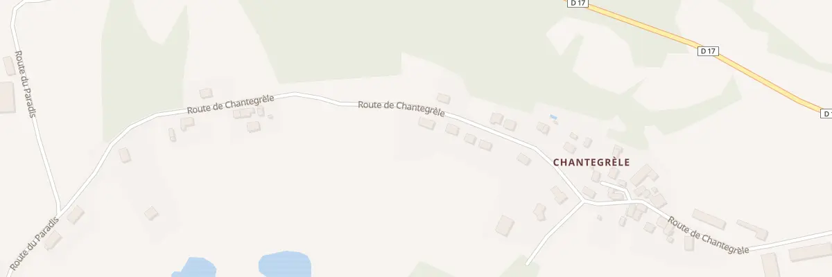 Plan du 36 Rte De Chantegrèle à Vars-sur-Roseix