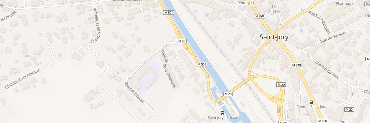 Plan du 3 Imp de la Batellerie à Saint-Jory