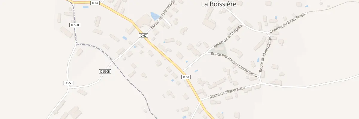 Plan du 3 Rte des Hautes Moneresses à La Boissière