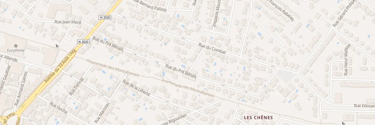 Plan du 3 Rue Hélène Boucher à Montauban