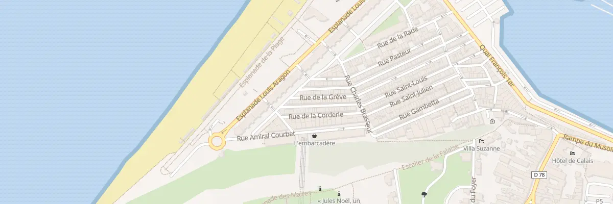 Plan du 29 Rue de la Grève au Tréport