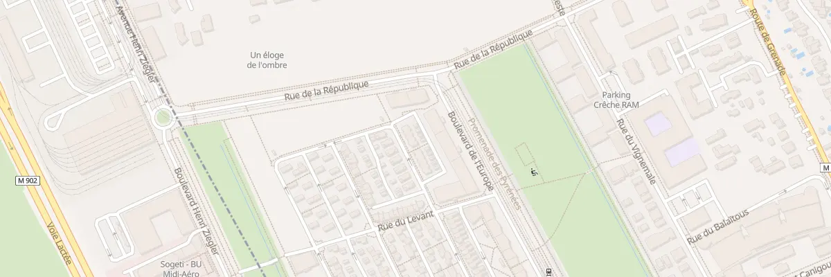 Plan du 86 Rue du Sirocco à Beauzelle