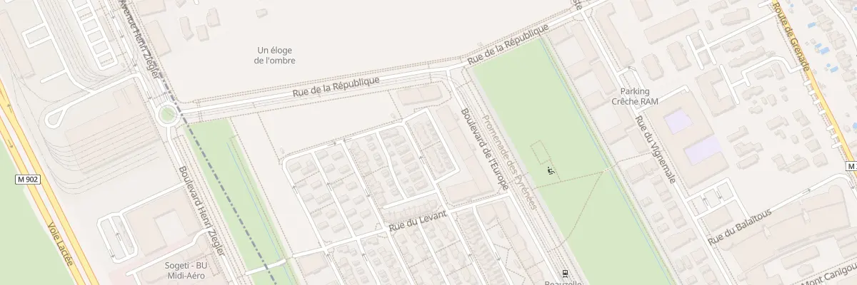 Plan du 84 Rue du Sirocco à Beauzelle