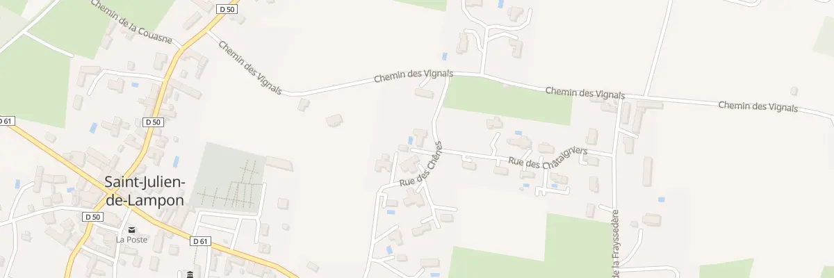 Plan du 263 Rue des Chênes à Saint-Julien-de-Lampon
