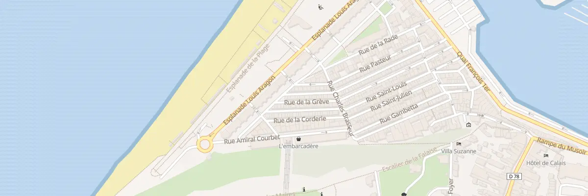 Plan du 28 Rue de la Grève au Tréport