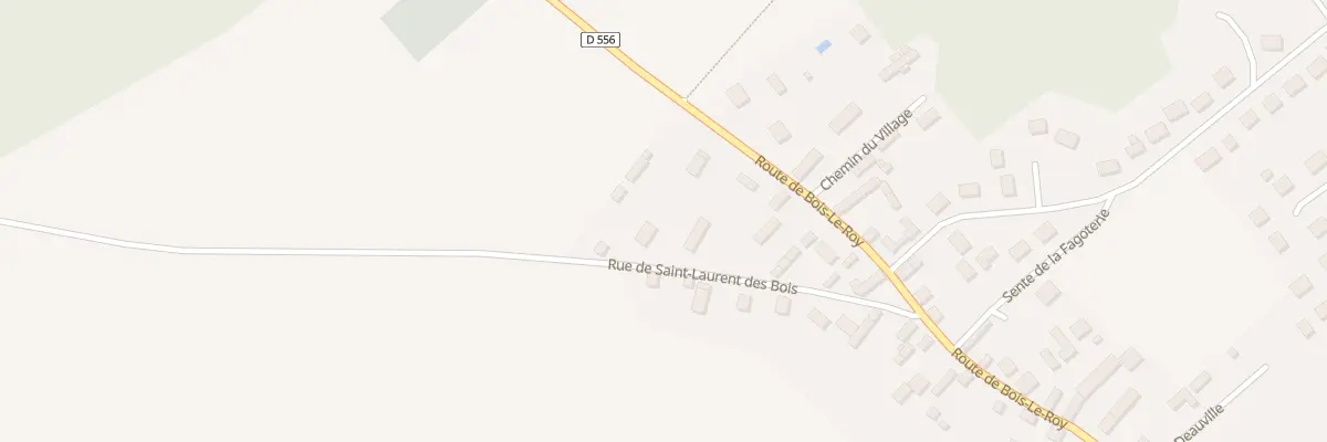 Plan du 9 Rte de St Laurent à Croth