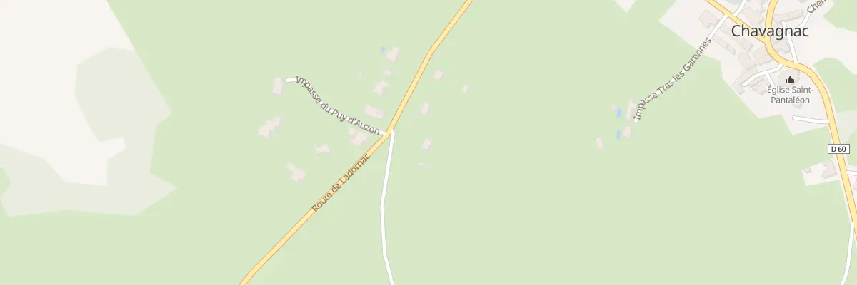 Plan du 403 Rte de Ladornac aux Coteaux Périgourdins