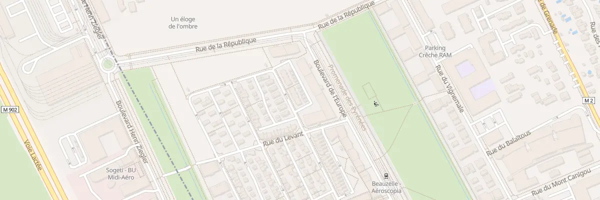 Plan du 76 Rue du Sirocco à Beauzelle