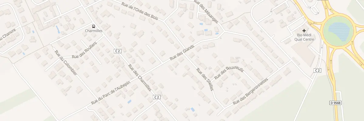 Plan du 7 Rue des Glands à Saint-Gervais-la-Forêt