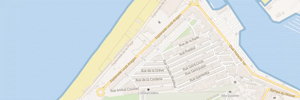 Plan du 17 Prom Front de Mer au Tréport