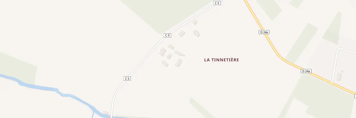 Plan du 2 La Tinnetière à Vendœuvres