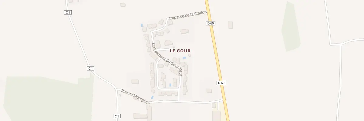 Plan du 102A Le Gour à Pazayac