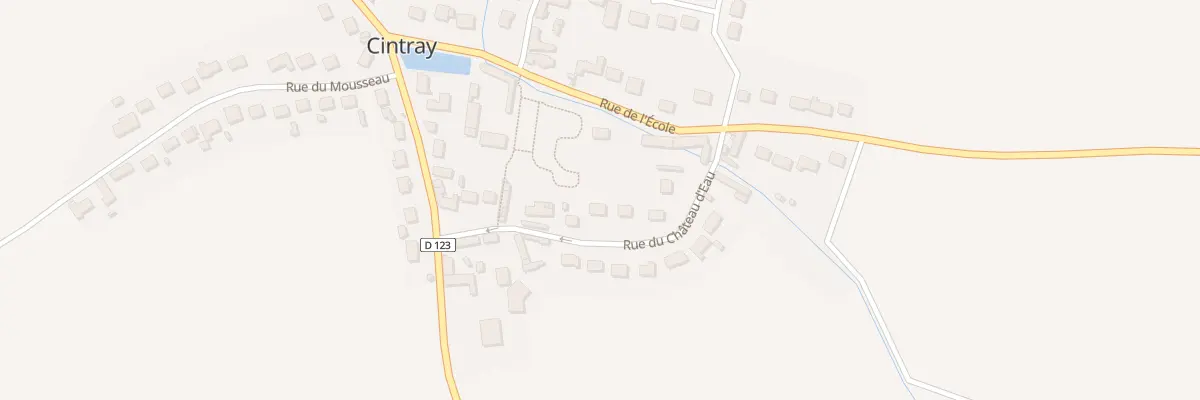 Plan du 9 Rue du Château d’Eau à Cintray