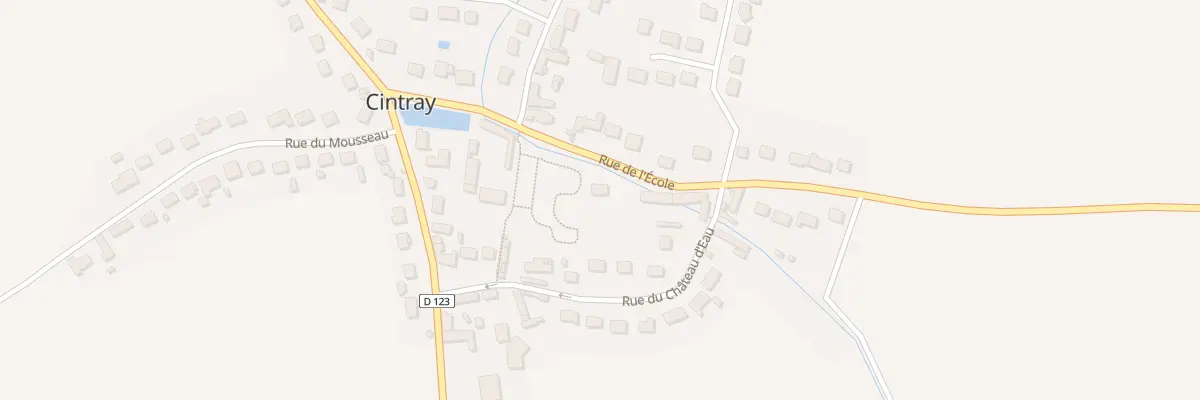 Plan du 3 Rue de l’École à Cintray