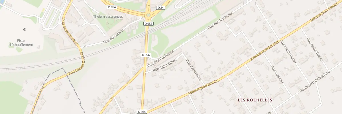 Plan du 1 Rue Saint Gilles à Dreux