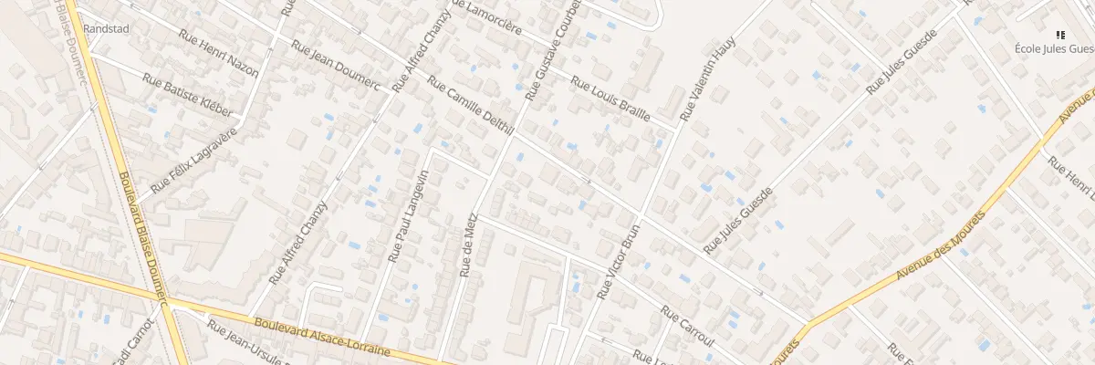 Plan du 570 Rue Camille Delthil à Montauban