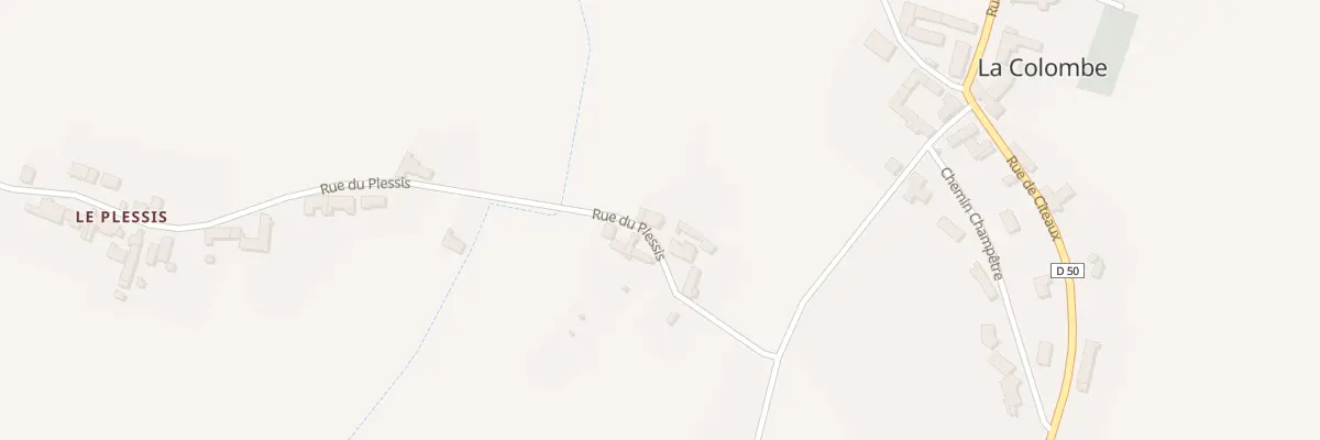 Plan du 8 Rue du Plessis à Beauce la Romaine